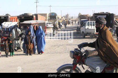 Fonds des projets d'aide de la Grande-Bretagne en Afghanistan Banque D'Images