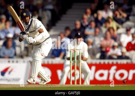 Cricket - Angleterre / Inde - quatrième test de npower - deuxième jour. Le Rahul Dravid de l'Inde a fait quatre courses contre l'Angleterre Banque D'Images