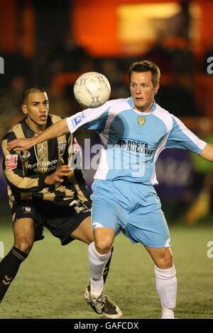 Football - Coupe de France - Deuxième tour - Replay - Barnet v Burton Albion - Underhill Banque D'Images