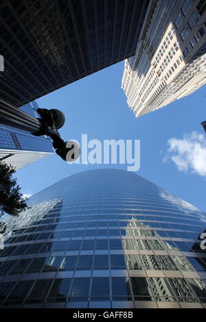 La recherche de bâtiments à Chicago en boucle (centre-ville) Banque D'Images