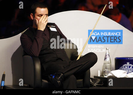 Snooker - Saga d'avion Masters - Jour cinq - Wembley Arena Banque D'Images