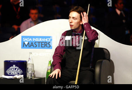 SNOOKER - Saga d'avion Masters - Jour cinq - Wembley Arena Banque D'Images