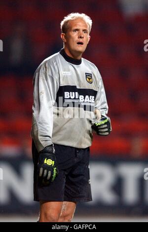 Soccer - Worthington Cup - deuxième tour - Charlton Athletic / Oxford United. Andy Woodman, gardien de but d'Oxford United Banque D'Images