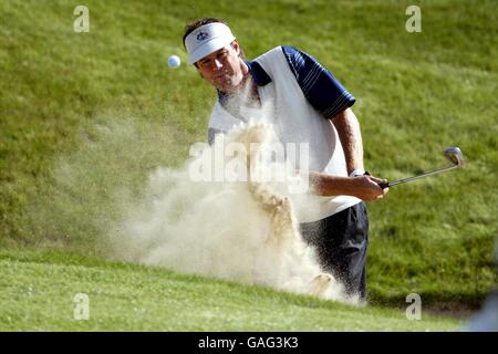 Golf - le 34e Ryder Cup matches - le Beffroi. Paul Azinger lors de la première séance d'entraînement Banque D'Images