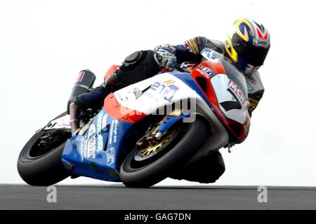 Motocyclisme - British Superbike - Donington Park Banque D'Images