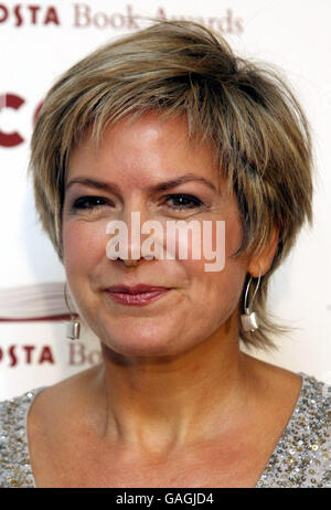 Penny Smith arrive pour les Costa Book Awards 2007 à l'hôtel Intercontinental de Londres. Banque D'Images