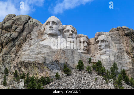 Le Mont Rushmore, dans le Dakota du Sud Banque D'Images