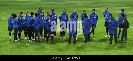 Football - République d'Irlande / Brésil - amical - session d'entraînement au Brésil - Croke Park.L'équipe brésilienne lors d'une session de formation à Croke Park, Dublin. Banque D'Images