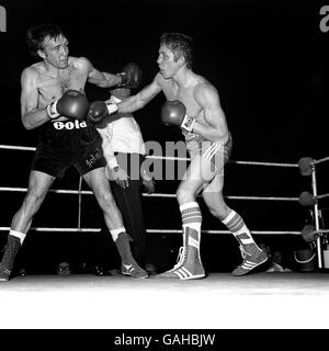 Championnat de boxe - super-légers Eliminator - Dave Green John v Stracey - Wembley Banque D'Images