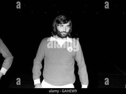 Football - Denis droit témoignage - Manchester United / Ajax.George Best, Manchester United Banque D'Images