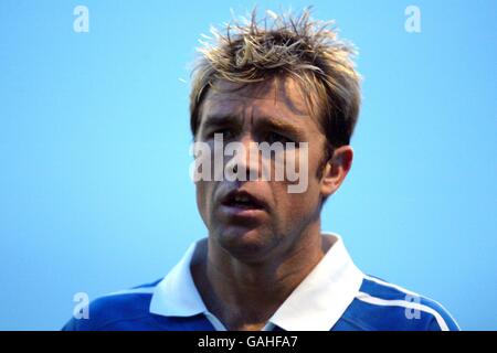 Football - Nationwide League Division 2 - Cardiff City / Chesterfield. Andy Legg, Cardiff Banque D'Images