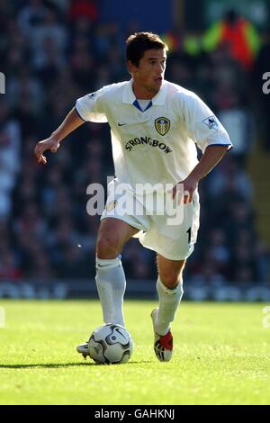 Football - FA Barclaycard Premiership - Leeds United / Liverpool. Harry Kewell, Leeds United Banque D'Images