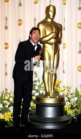 La 80e Academy Awards - Salle de presse - Los Angeles Banque D'Images