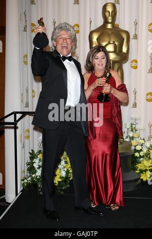 La 80e Academy Awards - Salle de presse - Los Angeles Banque D'Images