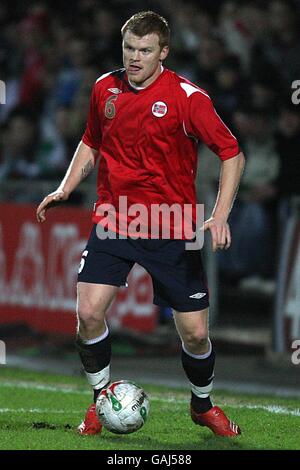 Football - International friendly - pays de Galles / Norvège - terrain de course.John Arne Riise, Norvège Banque D'Images