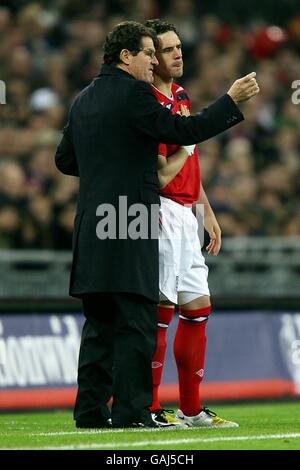 Football - match amical - Angleterre v Suisse - Stade de Wembley Banque D'Images