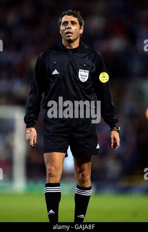 Football - coupe de l'UEFA - deuxième tour - deuxième jambe - Blackburn Rovers / Celtic. Cosimo Bolognino, arbitre Banque D'Images