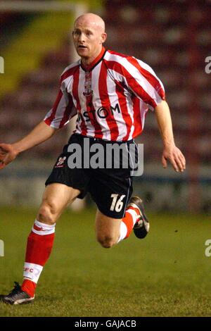 Soccer - Trophée Vans LDV - Section Nord - Lincoln City / Shrewsbury Town.Stuart Bimson, Lincoln City Banque D'Images