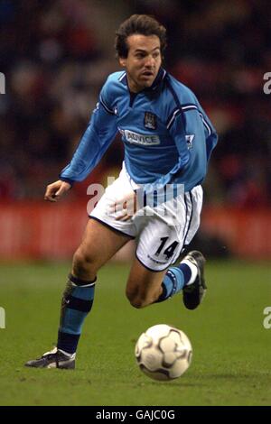 Football - FA Barclaycard Premiership - Sunderland / Manchester City. Eyal Berkovic, Manchester City Banque D'Images