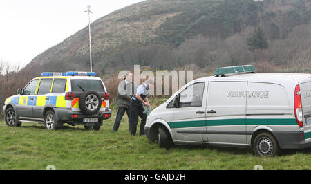 Corps découvert à Bray Head Banque D'Images