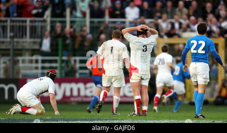 Rugby Union - RBS 6 Nations Championship 2008 - France v Angleterre - Stadio Flaminio Banque D'Images