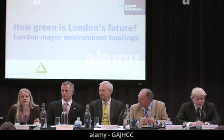 Campagne électorale à la mairie de Londres Banque D'Images