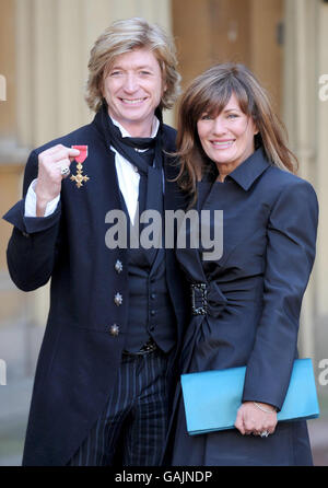 D'investiture au palais de Buckingham Banque D'Images