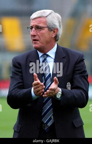 Football - Italien série A - Brescia / Juventus. Marcello Lippi, autocar de Juventus Banque D'Images