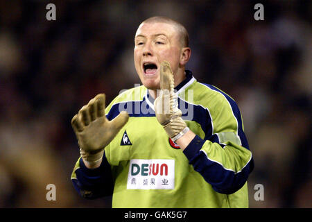 Football - Worthington Cup - demi-finale - première jambe - Sheffield United / Liverpool. Paddy Kenny, gardien de but de Sheffield United Banque D'Images