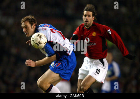 Soccer - Coupe Worthington - Semi Final - Première étape - Manchester United v Blackburn Rovers Banque D'Images