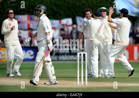 Cricket - 2ème Test - Day 4 - Angleterre v Nouvelle-Zélande - Wellington Banque D'Images