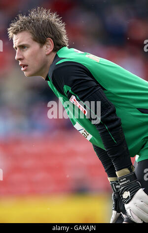 Football - Coca-Cola football League 2 - Lincoln City / Hereford United - Sincil Bank. Alan Marriott, gardien de but de Lincoln City Banque D'Images