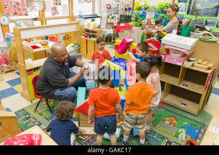 Classe d'âge préscolaire Banque D'Images