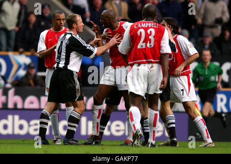 Soccer - FA Barclaycard Premiership - Newcastle United v Arsenal Banque D'Images