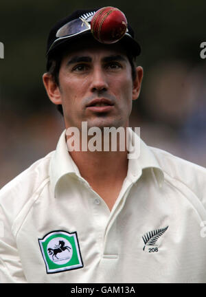 Cricket - 2e Test - Premier jour - Angleterre / Nouvelle-Zélande - Wellington.Mathew Sinclair de Nouvelle-Zélande pendant le 2e test à la réserve du bassin, Wellington, Nouvelle-Zélande. Banque D'Images