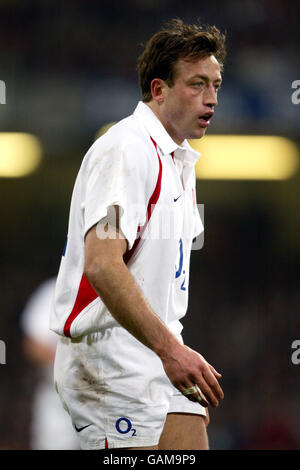 Rugby Union - le championnat RBS six Nations - pays de Galles / Angleterre. DaN Luger, Angleterre Banque D'Images