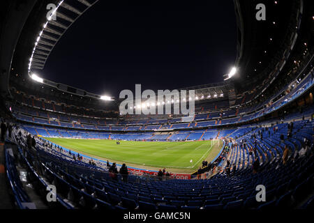 Football - Ligue des Champions - Quart de finale - deuxième manche - v Real Madrid Santiago Bernabeu - Roms Banque D'Images