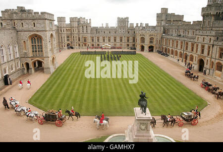 Bâtiments et points de repère - Château de Windsor Banque D'Images