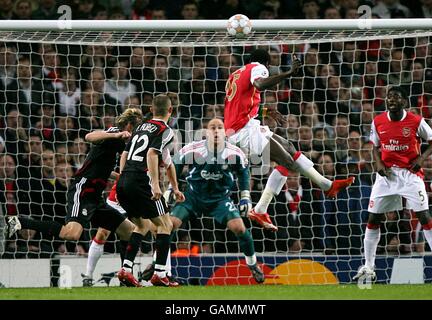 Football - Ligue des Champions - Quart de finale - Première étape - Arsenal v Liverpool - Emirates Stadium Banque D'Images