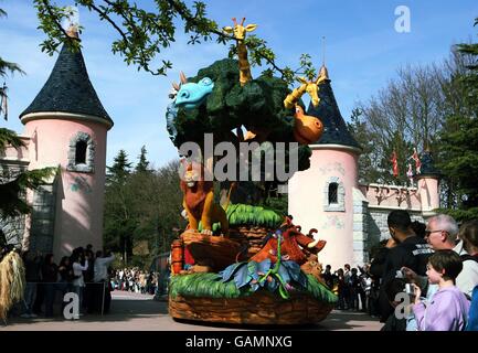 Célébration du 15ème anniversaire de Disneyland Paris - Banque D'Images