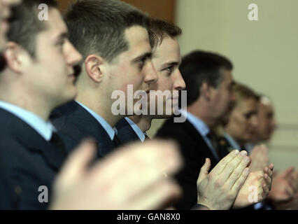 Le prince William dans la RAF Banque D'Images