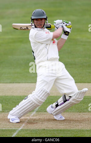 Stephen Moore de Worcestershire en action pendant le match de la LV County Championship Division Two à Edgbaston, Birmingham Banque D'Images