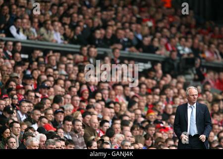 Football - Barclays Premier League - Liverpool / Manchester City - Anfield. Sven Goran Eriksson, directeur de la ville de Manchester Banque D'Images