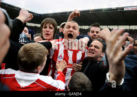 Soccer - Championnat de Football Coca-Cola - Stoke City v Leicester City - Britannia Stadium Banque D'Images