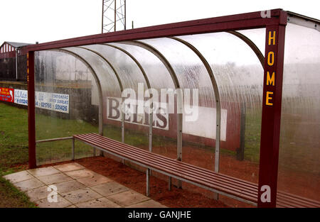 Le football écossais - Bell's League Division Two - Stenhousemuir Banque D'Images