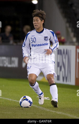 Soccer - AFC Champions League - Groupe G - Melbourne Victory v Gamba Osaka - Telstra Dome. Masato Yamazaki, Gamba Osaka Banque D'Images