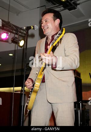 James Hunter lors du lancement du MOJO Magazine Honors List 2008 à HMV, 150 Oxford Street, Londres, W1 Banque D'Images