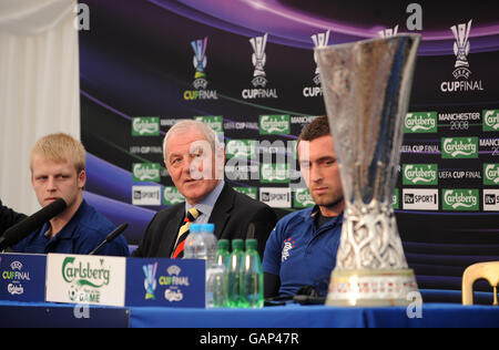 Football - Coupe UEFA - Final - Zenit St Petersburg v Rangers - Rangers Conférence de presse - Ville de Manchester Stadium Banque D'Images