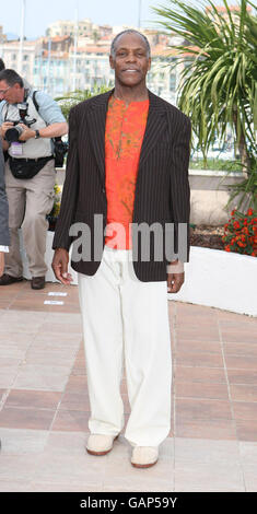 Danny Glover assiste à un photocall pour promouvoir son dernier film "cécité" lors du 61e Festival de Cannes au Palais des Festivals de Cannes en France. Banque D'Images