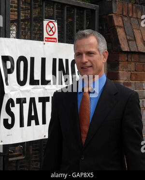 Élection du maire de Londres Banque D'Images